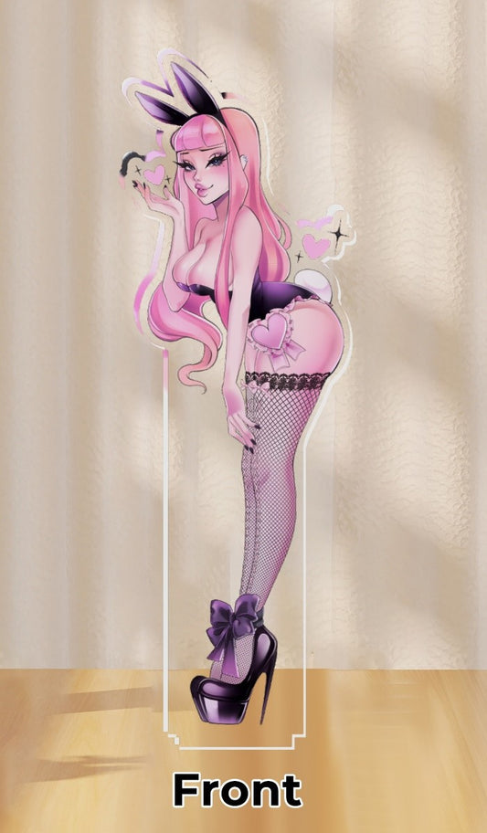 Ribbon Bunny Acrylic Standee