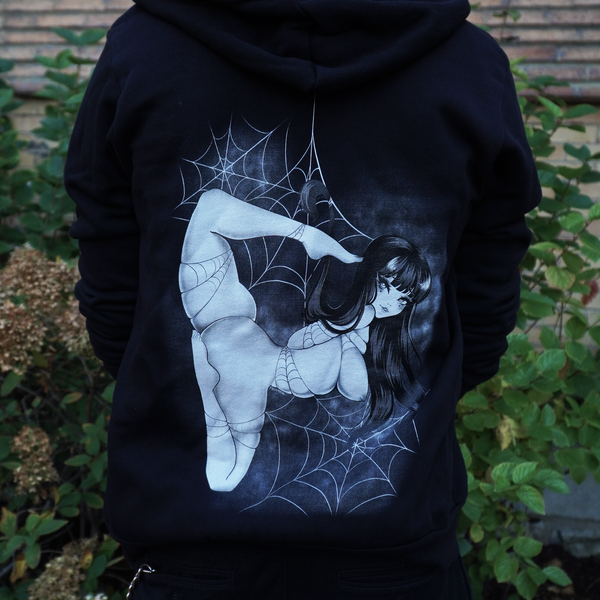 Caught In Webs Unisex Zip Up Hoodie