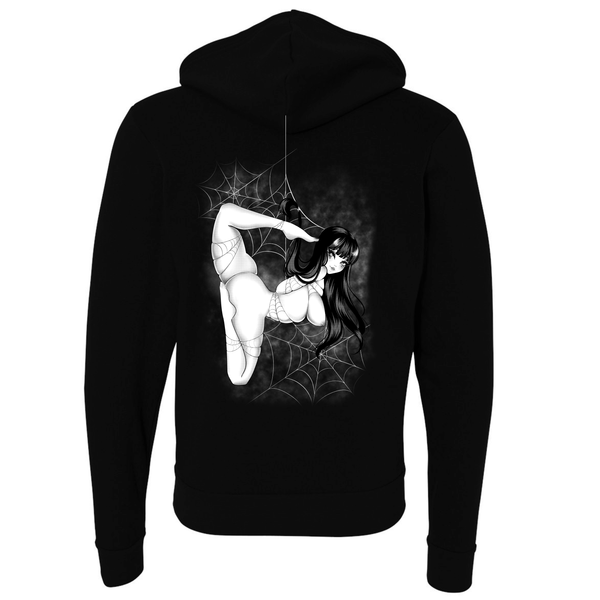 Caught In Webs Unisex Zip Up Hoodie