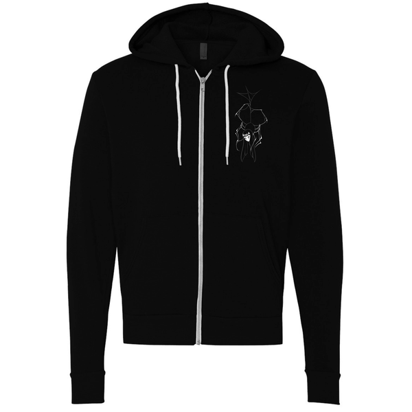Caught In Webs Unisex Zip Up Hoodie