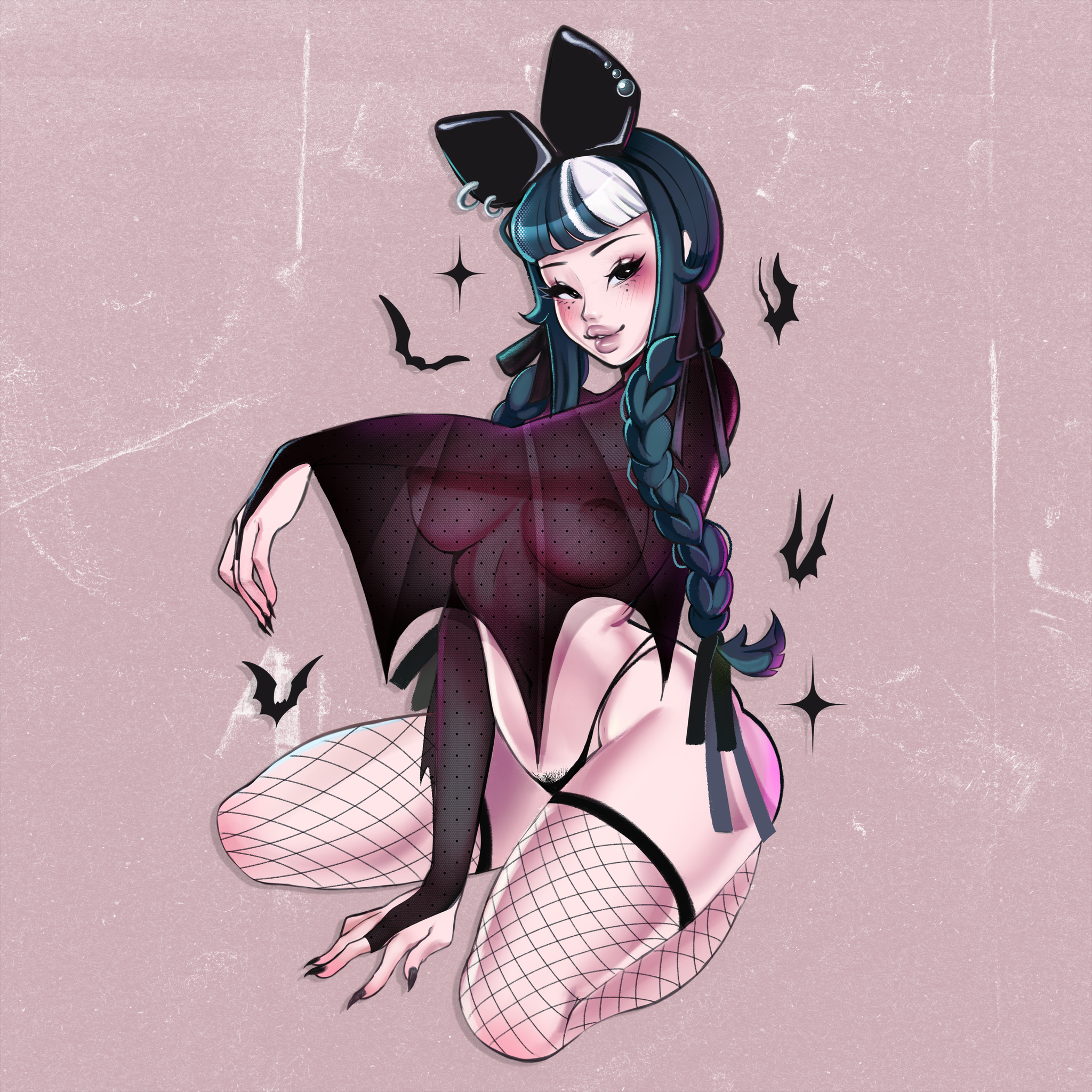 Goth Battie Decal
