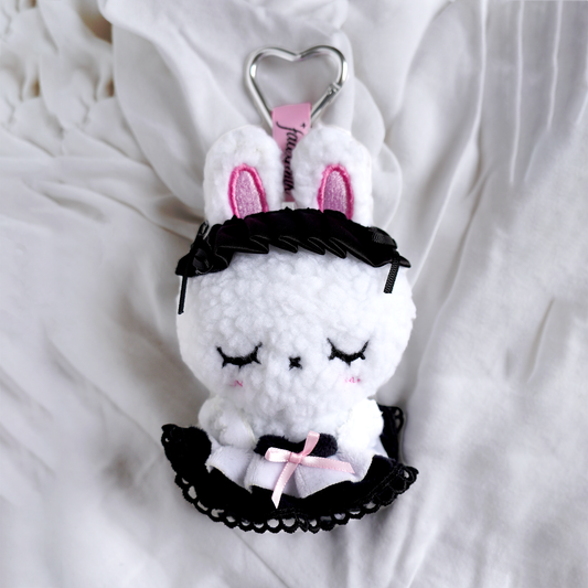Bunny Maid Plush Keychain