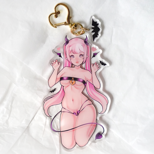 Demon Girl Acrylic Keychain