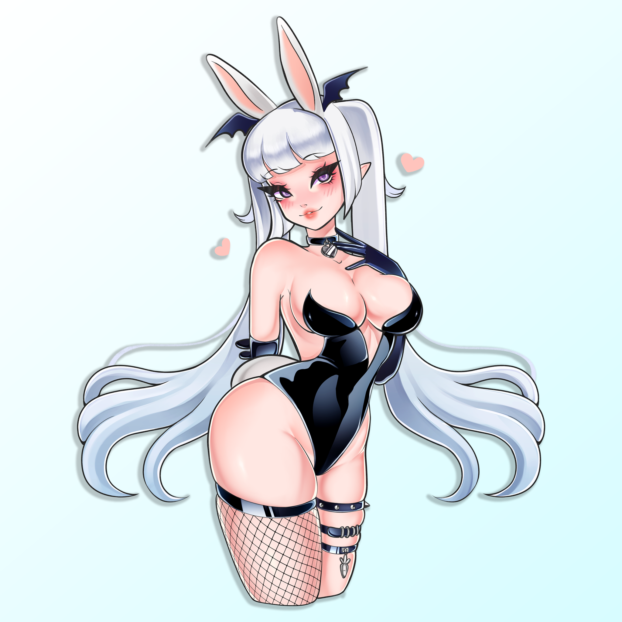Latex Bunny Sticker